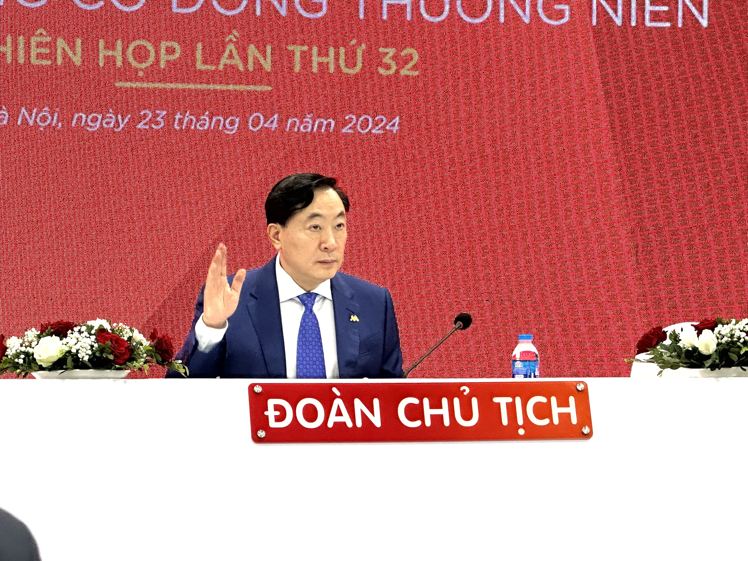 Ông Trần Anh Tuấn - Chủ tịch HĐQT MSB - tại AGM 2024