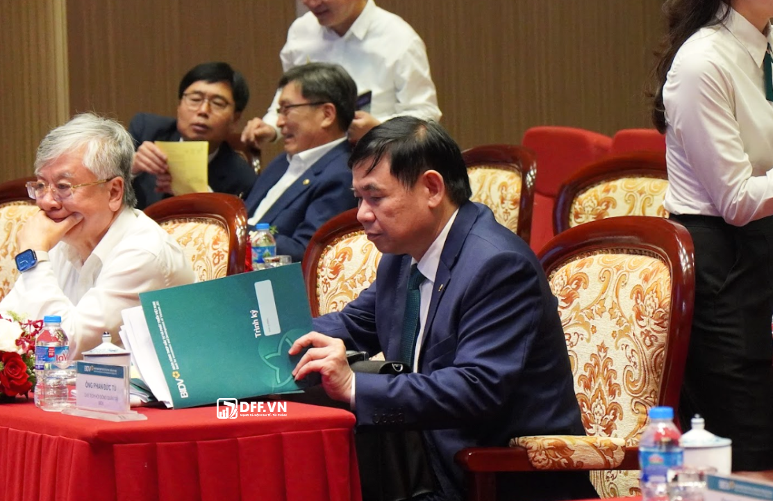 Ông Phan Đức Tú - Chủ tịch HĐQT BIDV - đã có mặt tại đại hội