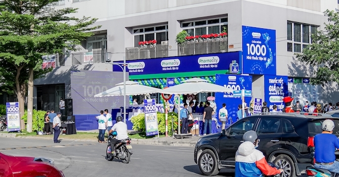 Quy mô của Pharmacity hiện chưa đầy 1.000 nhà thuốc tại Việt Nam - Ảnh TheLeader