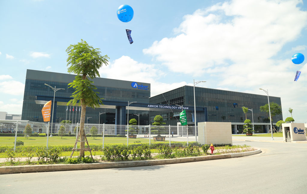 Nhà máy Amkor Technology tại KCN Yên Phong II-C, Bắc Ninh (Ảnh: báo Bắc Ninh)