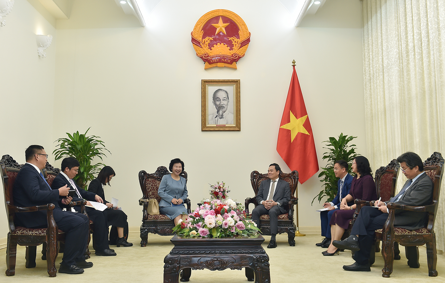 Quang cảnh buổi làm việc (Ảnh: VGP)